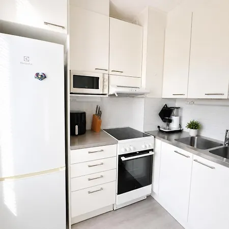 Aparment Kajaani, Sijaitsee Laehellae Keskustaa, Ilmainen Pysaekoeinti, 6-7 Henkiloelle Vuodepaikka 카야니